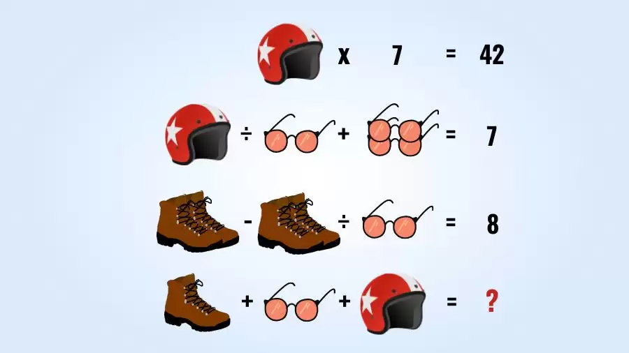 Quiz mathématique de casse-tête : résolvez et trouvez la valeur de chaque élément