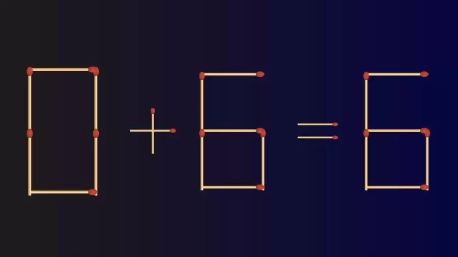Casse-tête : pouvez-vous déplacer 1 allumette pour corriger l'équation 8+6=5 ? Puzzles d'allumettes