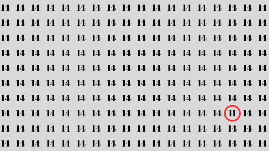 Test cérébral : si vous avez des yeux d'aigle, trouvez le chiffre 11 en 15 secondes