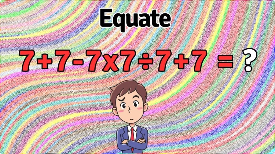 Casse-tête pour Genius : Équation 7+7-7x7÷7+7